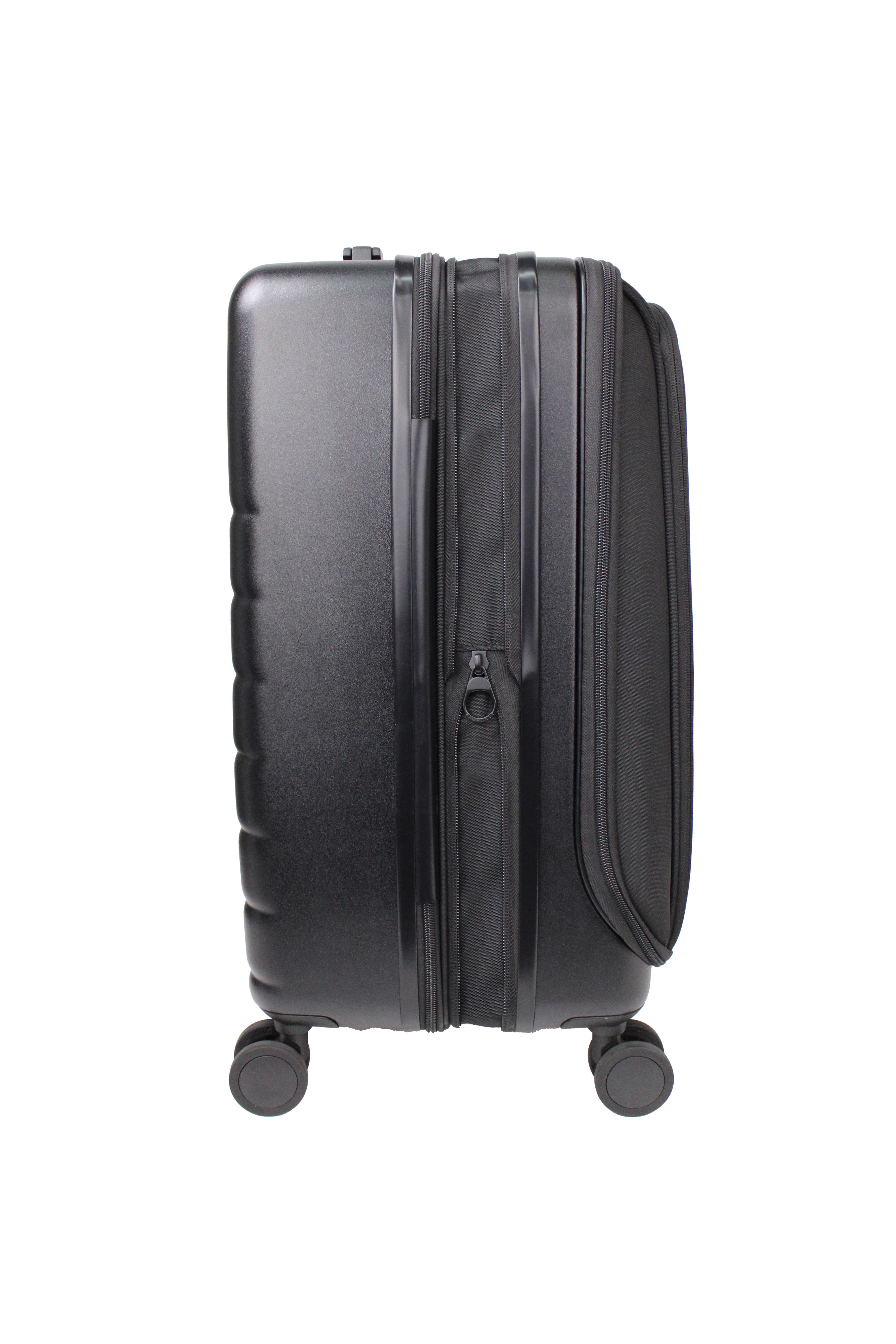 Hybrid Carry-on Luggage with Bonus Vacuum Bag and Pump