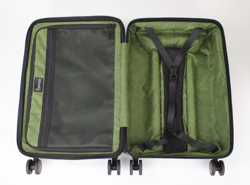 Hybrid Carry-on Luggage with Bonus Vacuum Bag and Pump