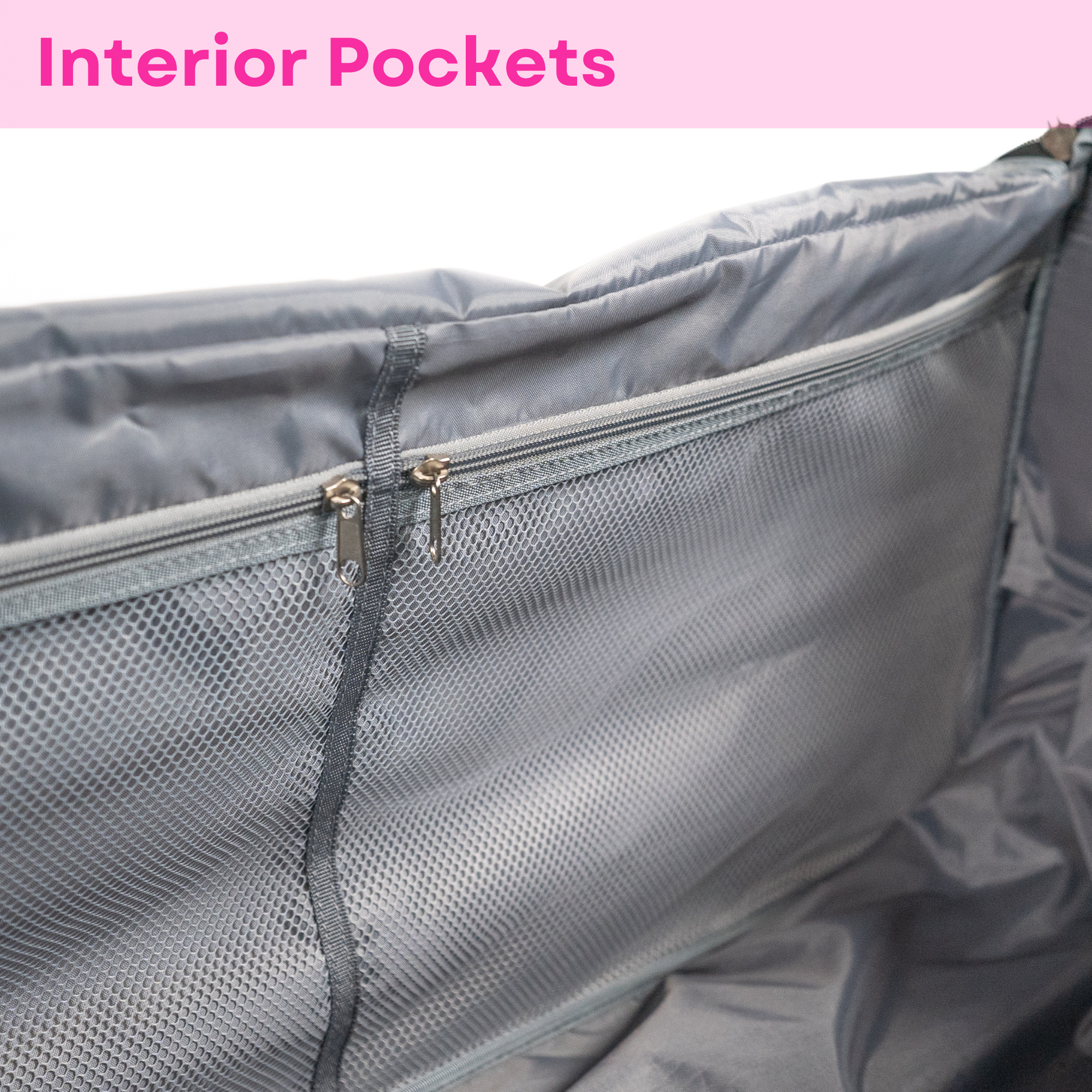 28in Wheeled Duffel with Garment Rack - Pink